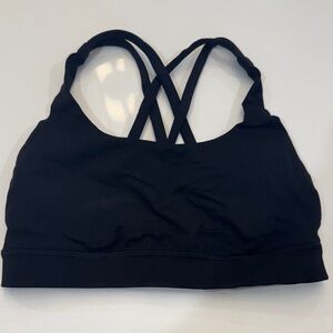Lululemon Athletica Black Crossback Sports Bra